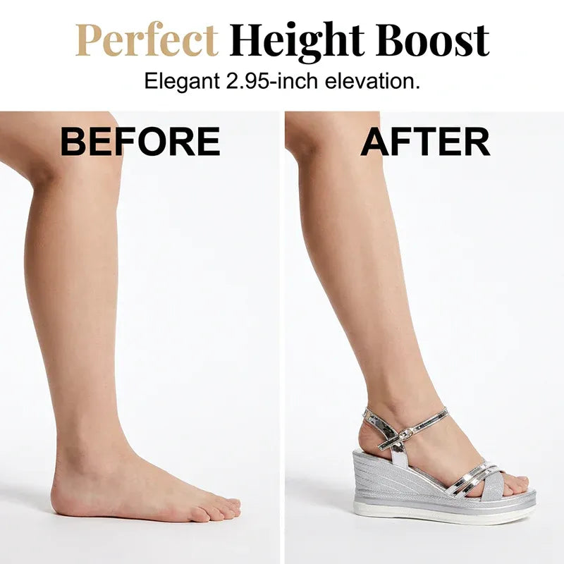 Women's Open Toe Ankle Strap Wedge Sandals
