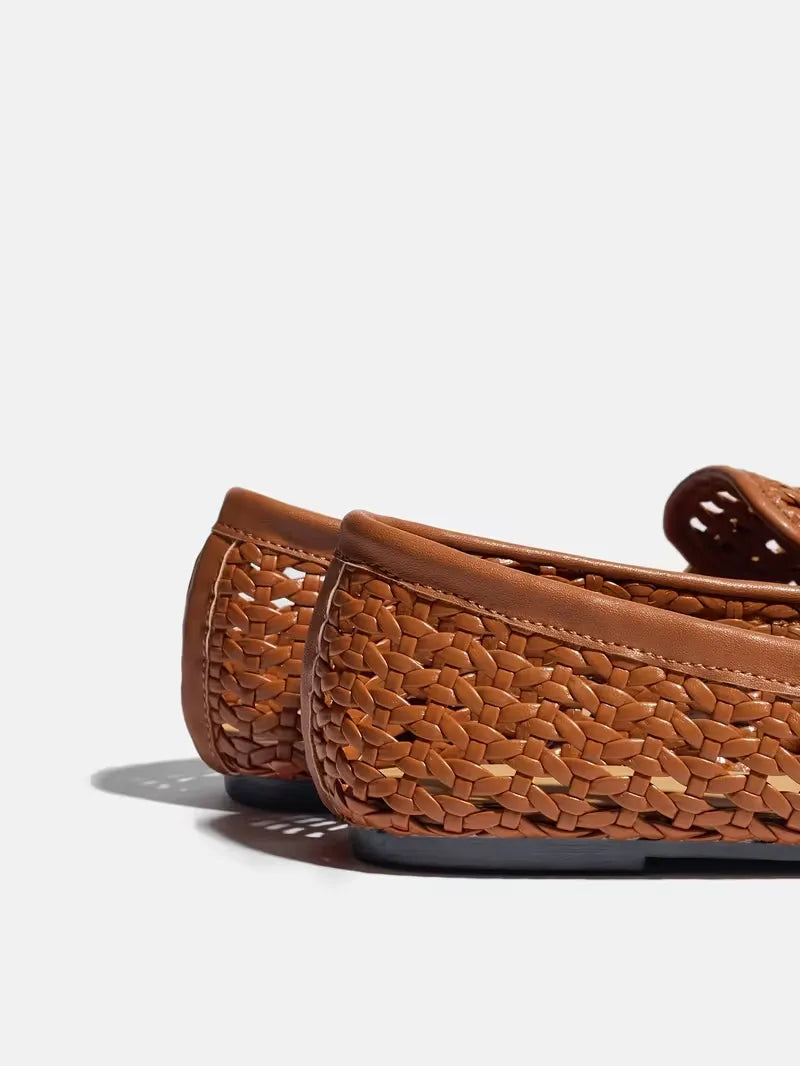 Women’s Woven Slip-On Casual Loafers