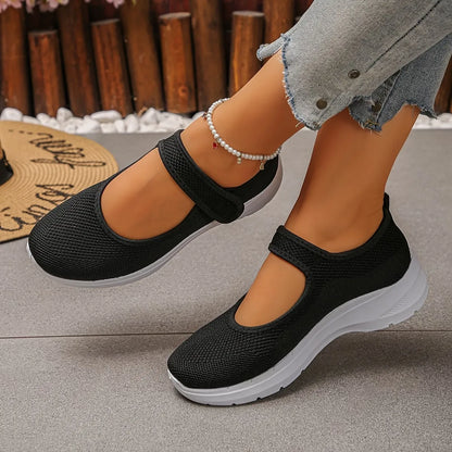Women’s Breathable Mary Jane Walking Sneakers