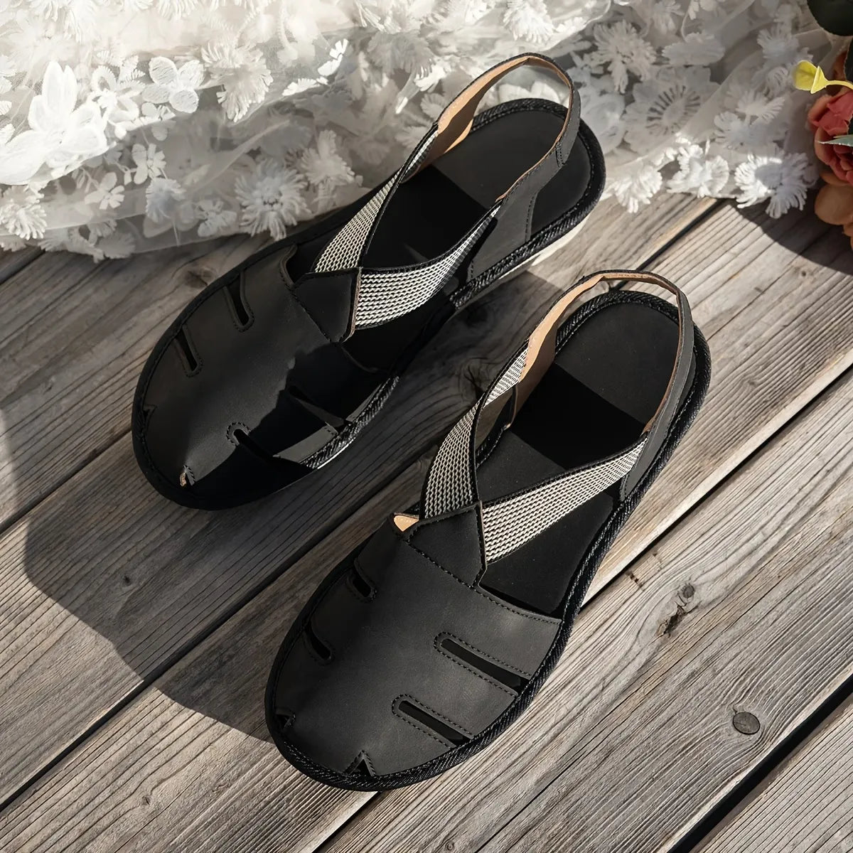Women’s Cutout Slingback Comfort Sandals