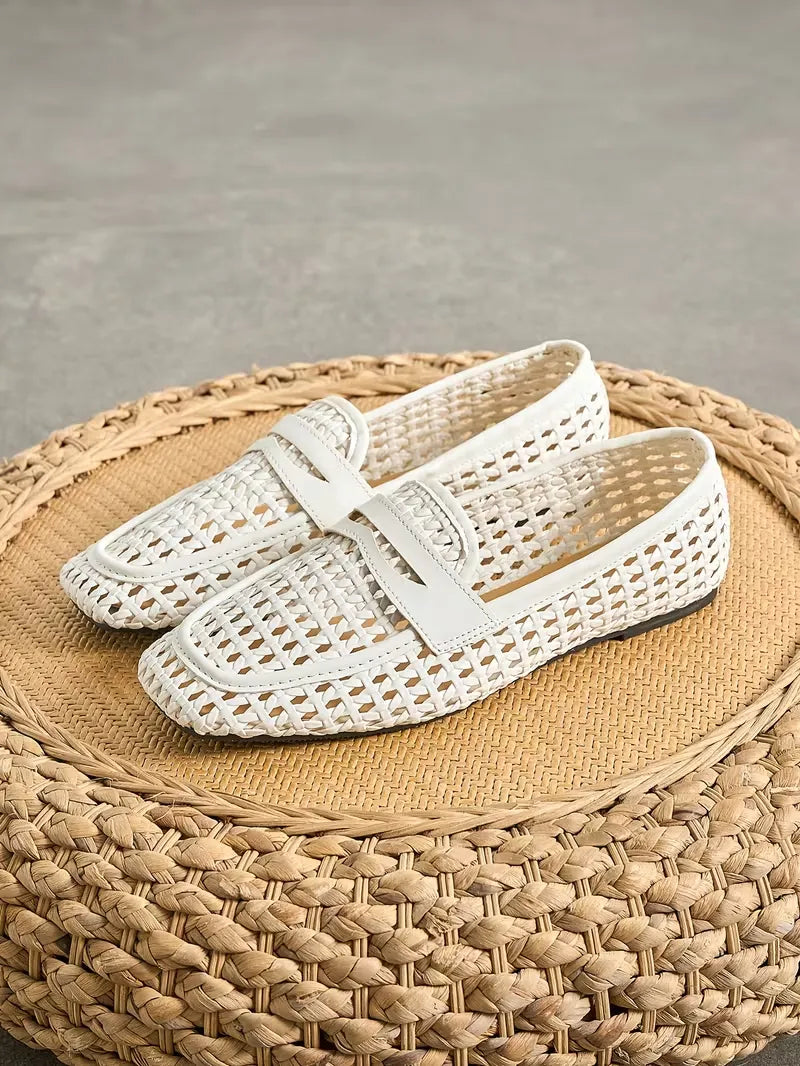 Women’s Woven Slip-On Casual Loafers
