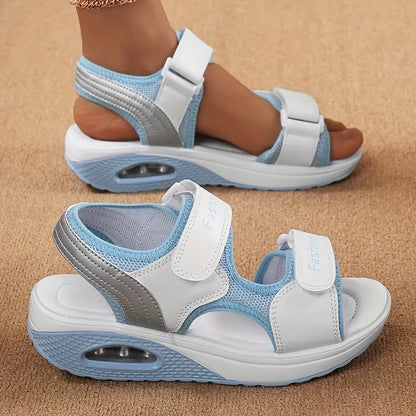 Women’s Cushioned Hook-and-Loop Sport Sandals