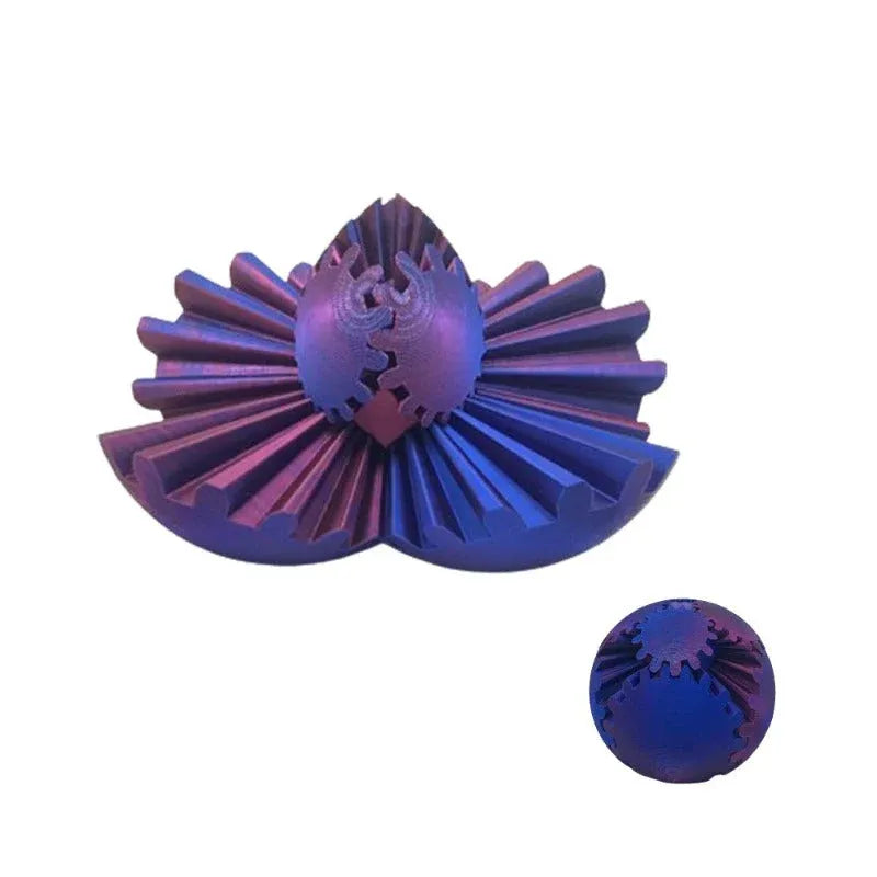 3D Printed Transforming Gear Sphere Fidget Toy