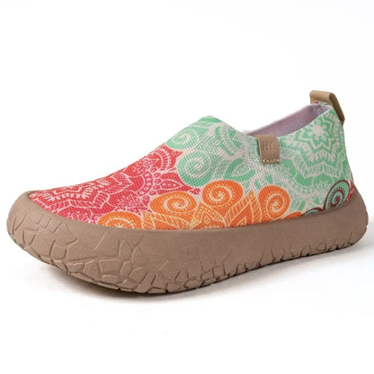 Women’s Printed Wide-Fit Slip-On Walking Shoes