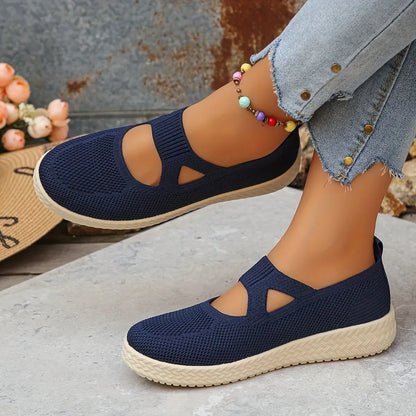 Women’s Breathable Knit Slip-On Casual Comfort Shoes