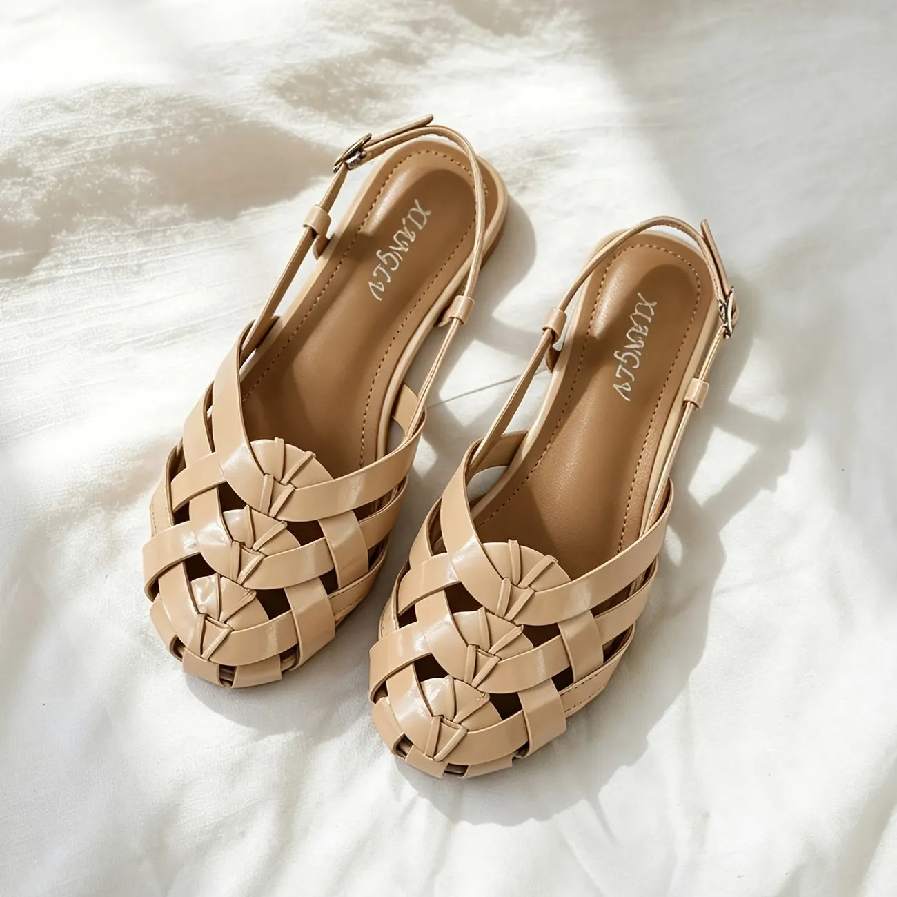 Women’s Woven Slingback Flat Sandals