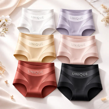 Women's High-Waisted Seamless Briefs Set (6-Pack)