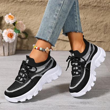 Women’s Breathable Chunky Sole Sneakers