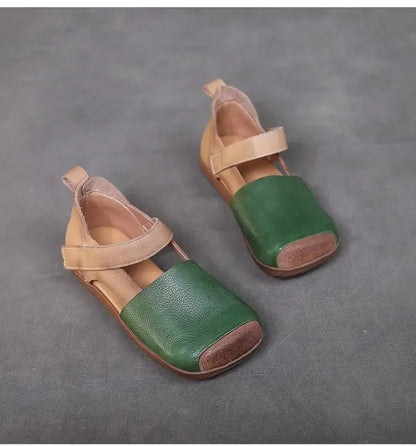 Women’s Colorblock Hook-and-Loop Closed-Toe Sandals