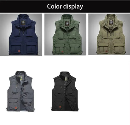 Men’s Outdoor Multi-Pocket Utility Vest