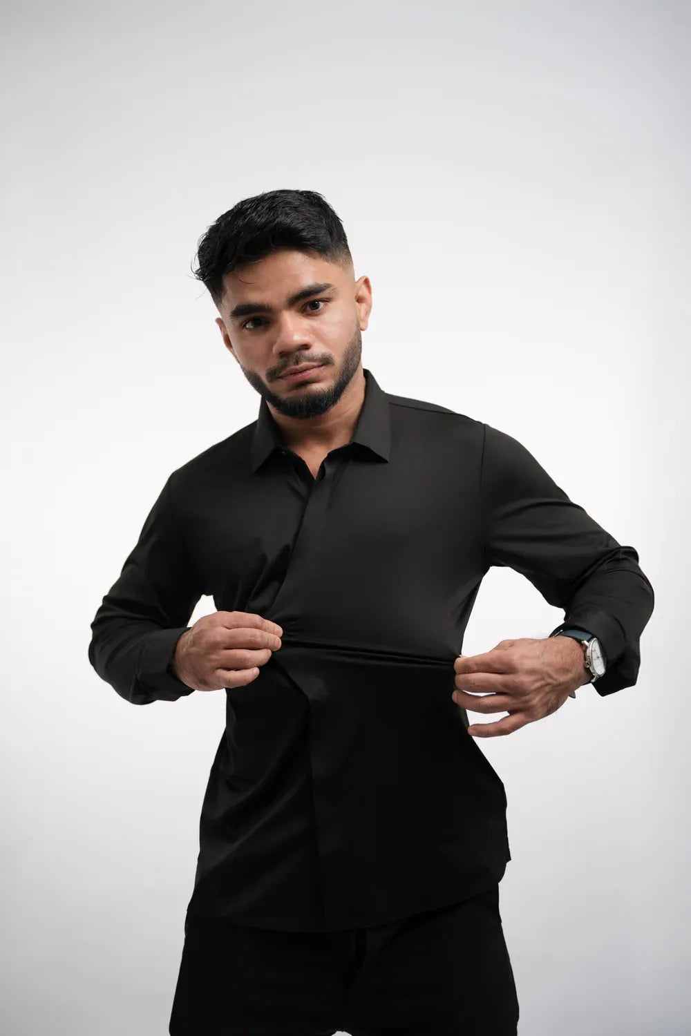Men’s Wrinkle-Resistant Long-Sleeve Dress Shirt