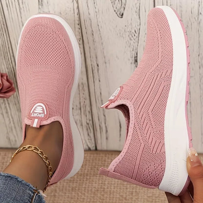 Women’s Breathable Slip-On Walking Sneakers