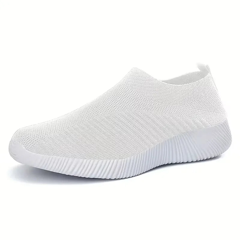 Women’s Breathable Knit Slip-On Walking Sneakers