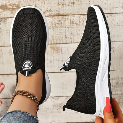 Women’s Breathable Slip-On Walking Sneakers