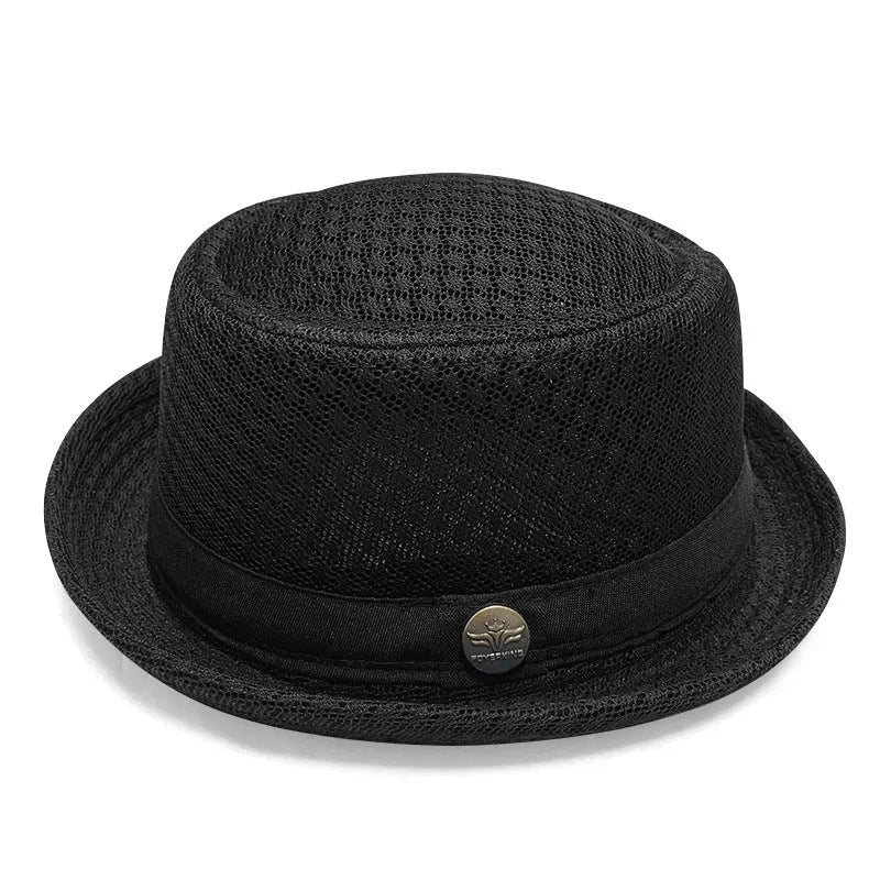 Unisex Mesh Pork Pie Hat