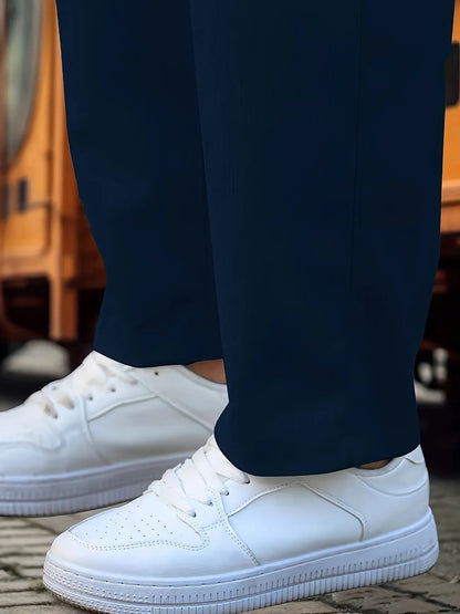 Men's Drawstring Straight-Leg Casual Pants