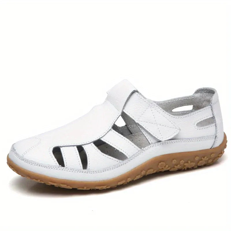 Women’s Closed-Toe Cutout Comfort Sandals