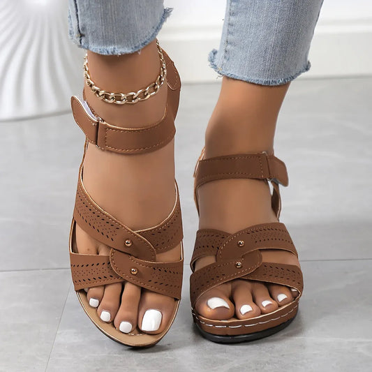 Women’s Adjustable Comfort Wedge Sandals