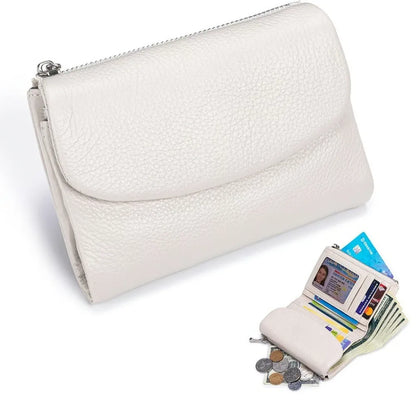 Unisex Pebble Leather-Look RFID Wallet