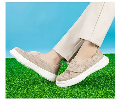 Women’s Wide-Fit Breathable Slip-On Shoes
