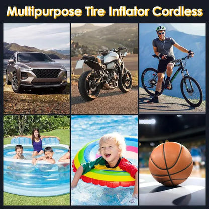 Portable Cordless Tire Inflator Air Compressor