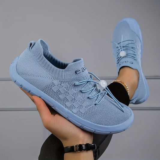 Women’s Wide-Toe Slip-On Walking Sneakers