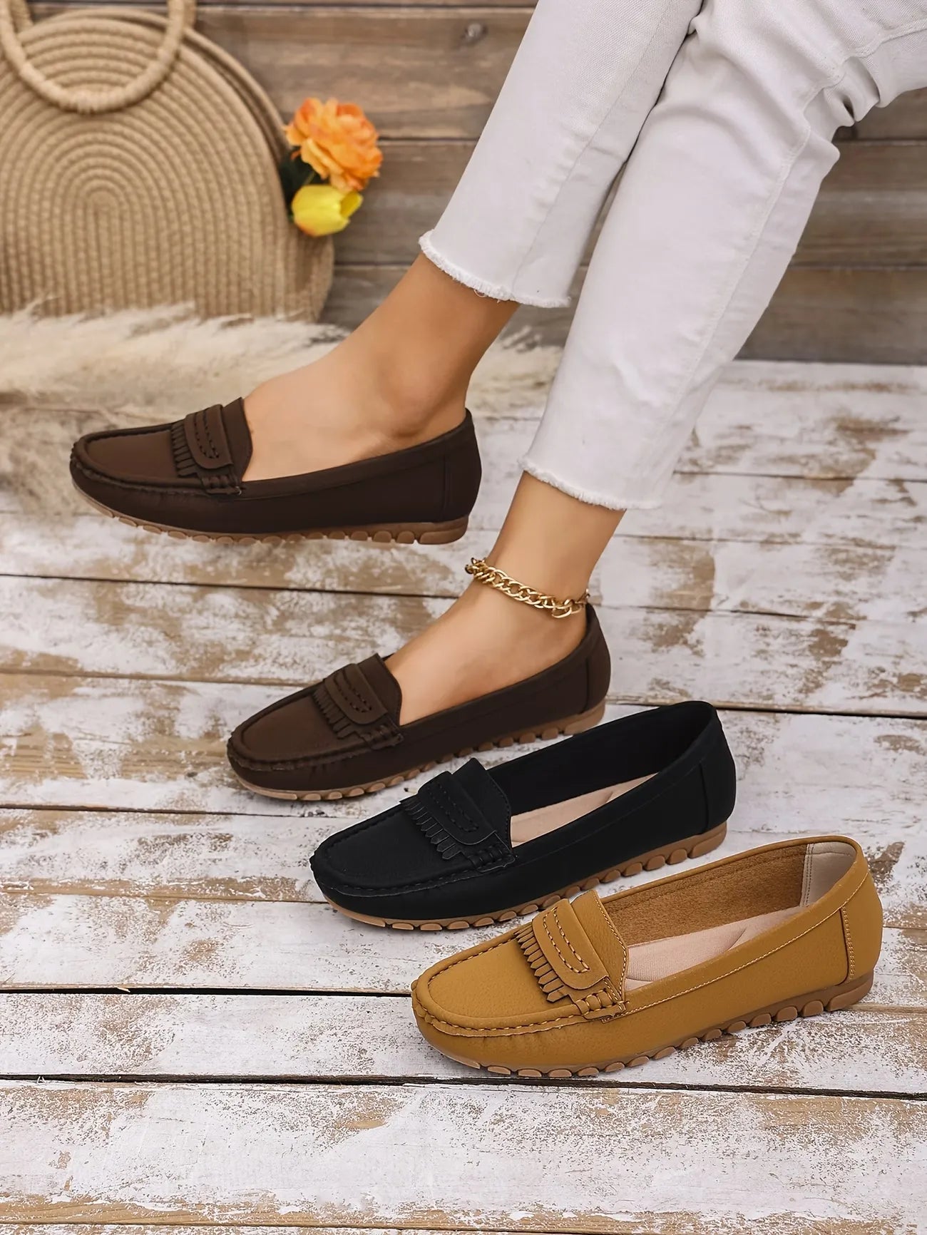 Women’s Classic Slip-On Driving Loafers