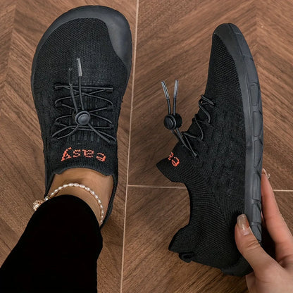 Women’s Wide-Toe Slip-On Walking Sneakers