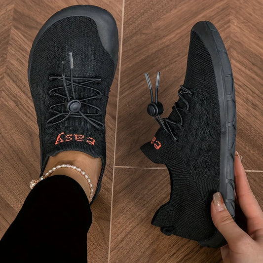 Women’s Wide-Toe Slip-On Walking Sneakers