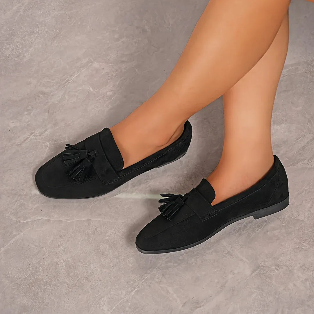 Women’s Suede-Look Tassel Loafers