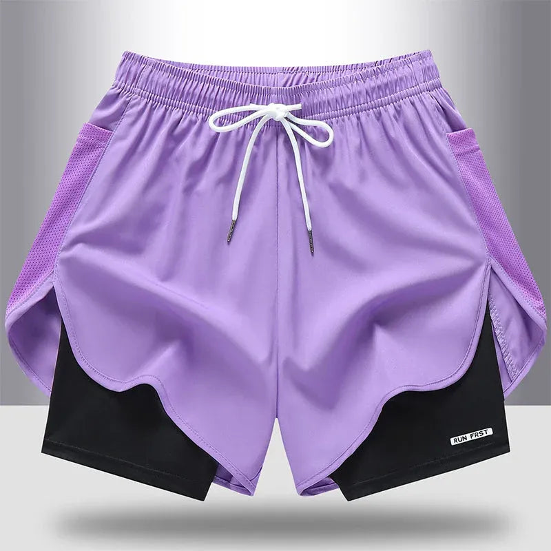 Women’s 2-in-1 Quick-Dry Running Shorts