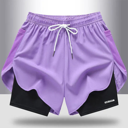 Women’s 2-in-1 Quick-Dry Running Shorts