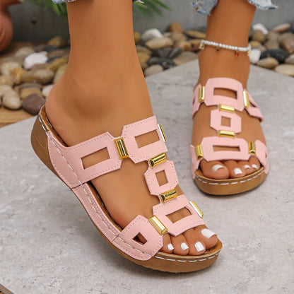 Women’s Cutout Wedge Summer Sandals