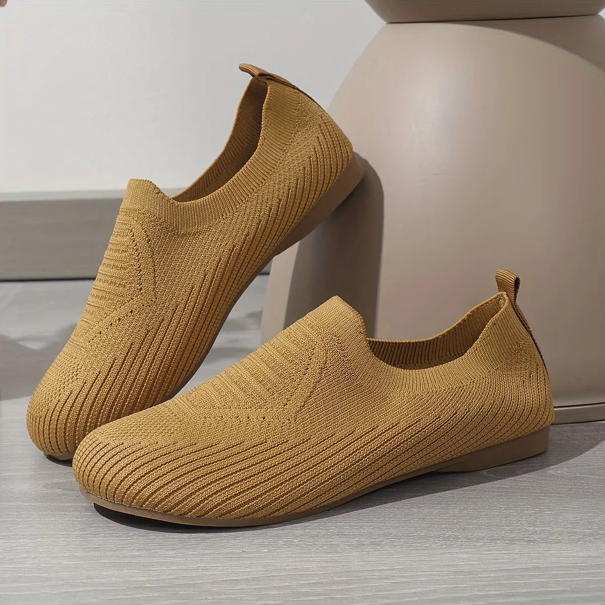 Women’s Knit Slip-On Comfort Flats