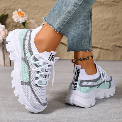 Women’s Breathable Chunky Sole Sneakers
