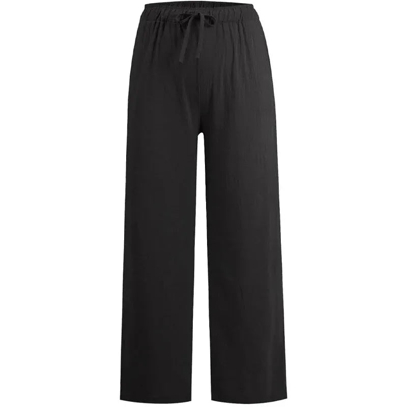 Women’s Lightweight Wide Leg Drawstring Pants