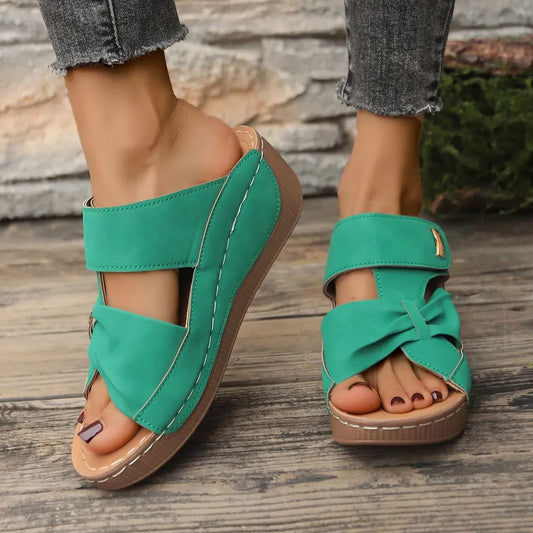 Women’s Comfort Wedge Slide Sandals