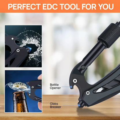Carabiner EDC Multi-Tool Keychain