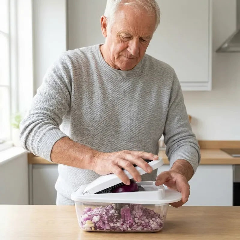 Multi-Function Vegetable Chopper & Slicer Set