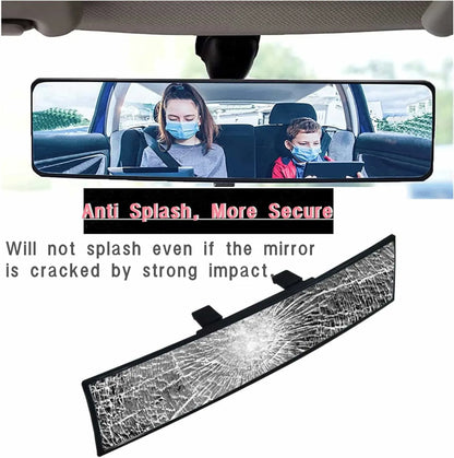Clip-On Wide Angle Rearview Car Mirror