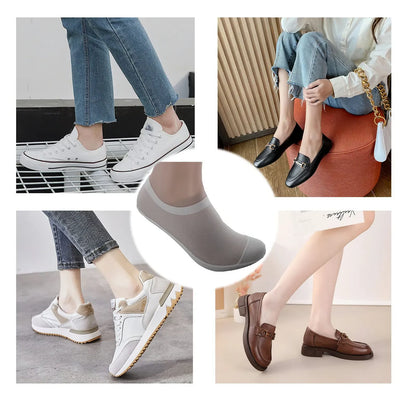 3-Pair Unisex No-Show Grip Socks