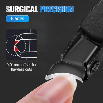 Slanted Edge Precision Nail Clipper Set with Nail File