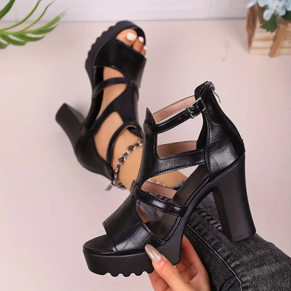 Women’s Platform Block Heel Sandals