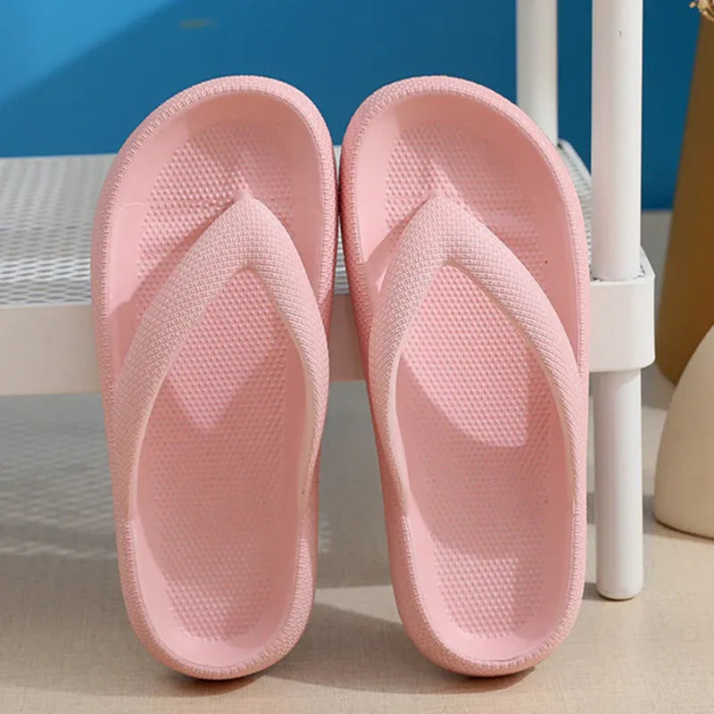 Women's Cushioned Platform Flip Flops