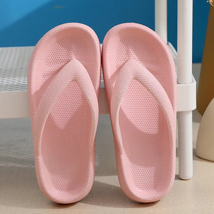 Women's Cushioned Platform Flip Flops