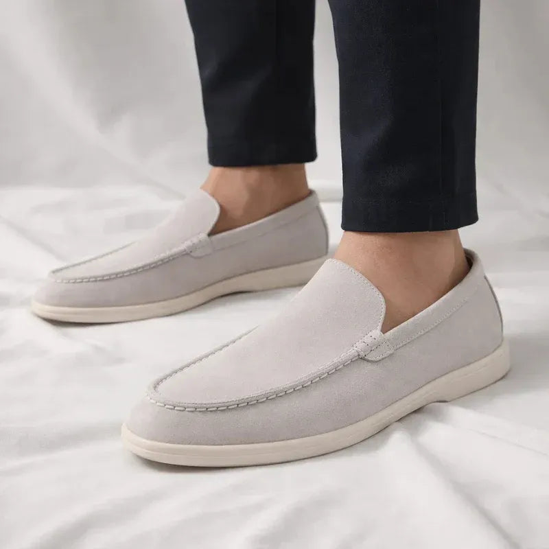 Men’s Casual Suede-Look Slip-On Loafers
