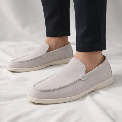 Men’s Casual Suede-Look Slip-On Loafers