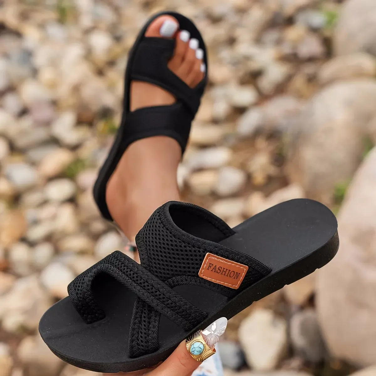 Women’s Breathable Mesh Slide Sandals
