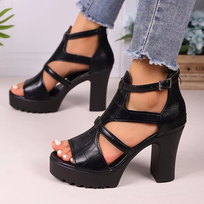 Women’s Platform Block Heel Sandals