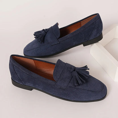 Women’s Suede-Look Tassel Loafers